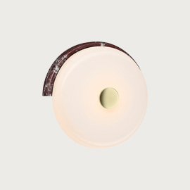 Trip Wall Light Burgundy White